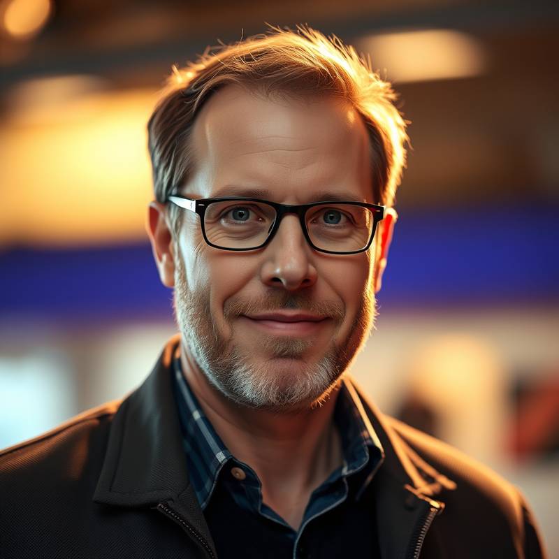 Portret van David Meijer, allround zangdocent en stemcoach