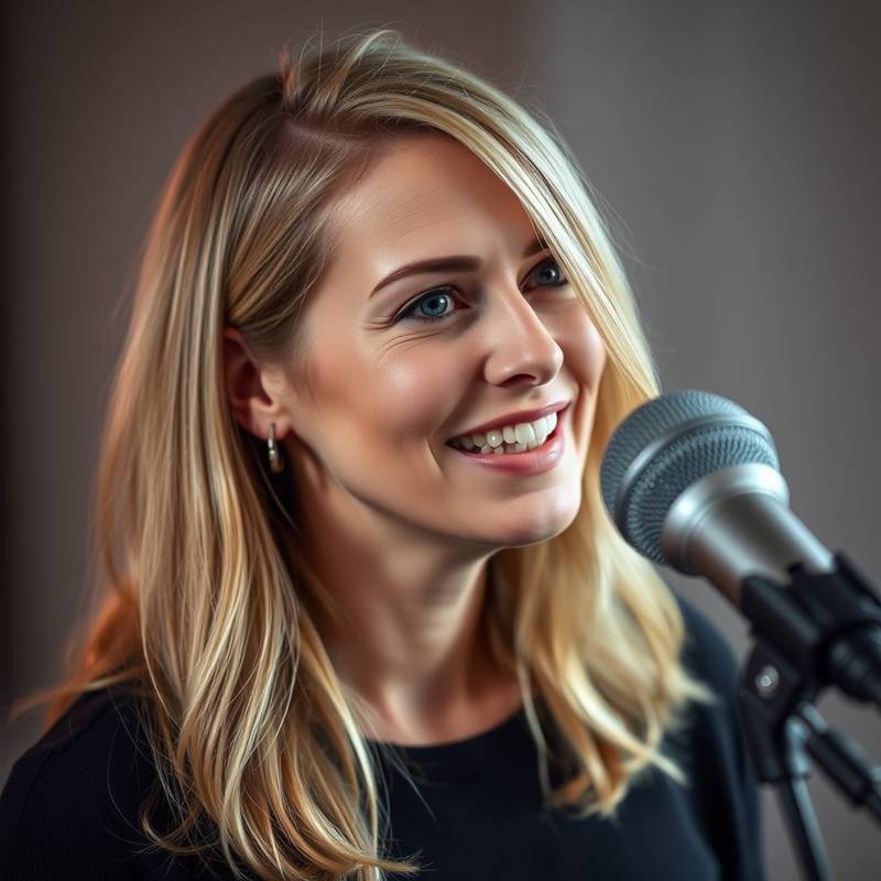 Portret van Sanne Bakker, zangdocente met focus op moderne popmuziek